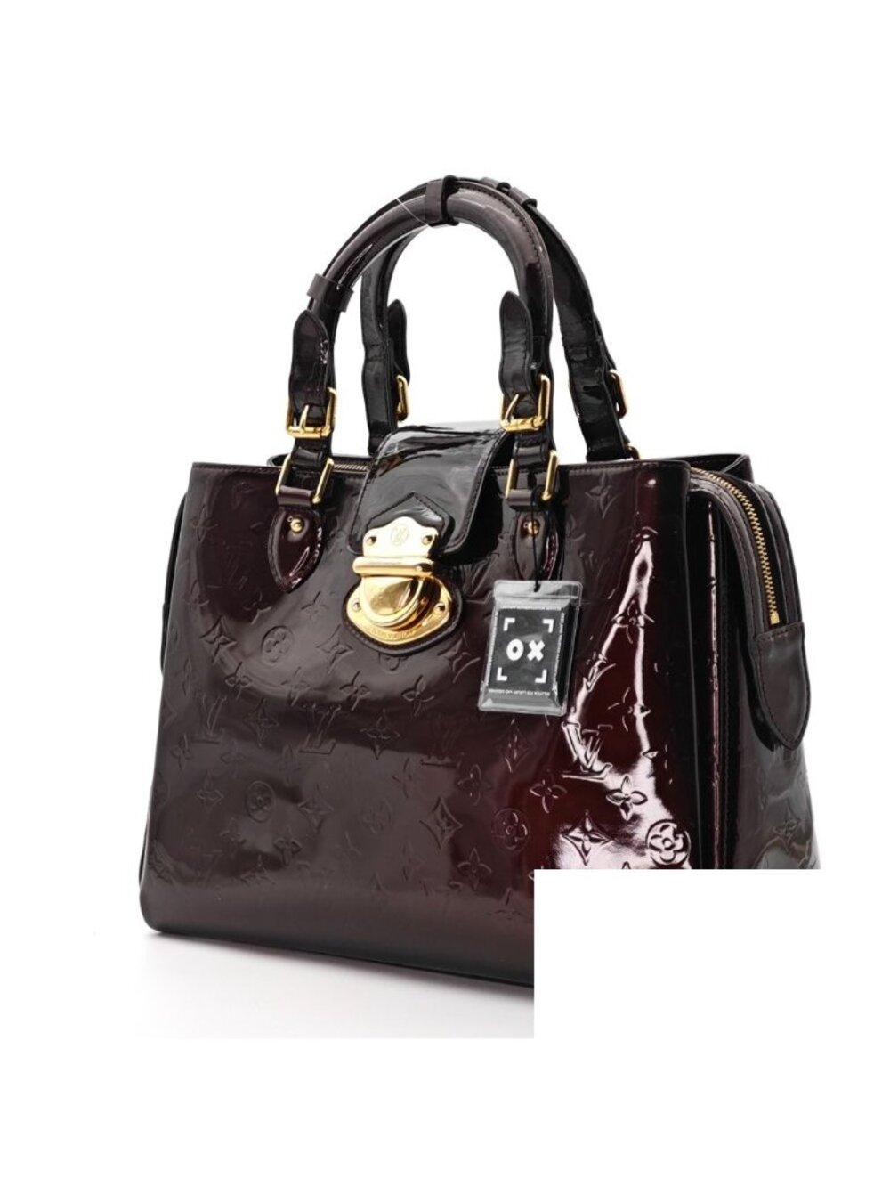 Louis Vuitton Melrose Avenue Monogram Vernis Amarante Handbag